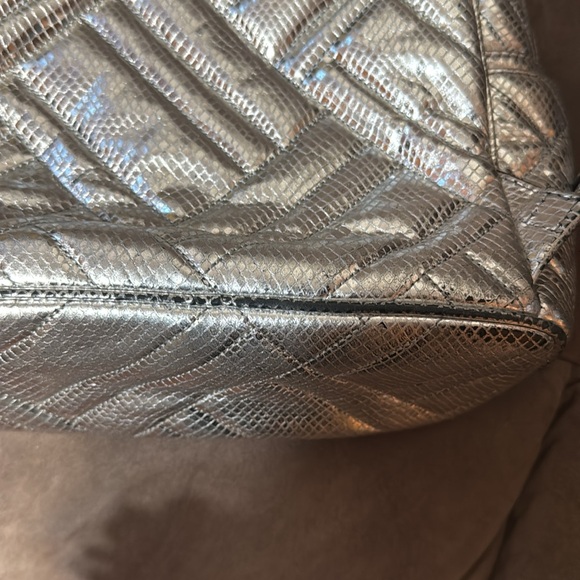 Silver Michael Kors leather backpack - Picture 10 of 13